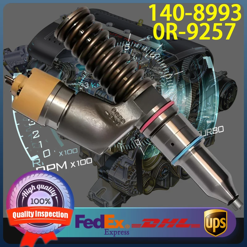 

140-8993 0R-9257 High Quality Diesel Fuel Injector 1408993 0R9257 for Caterpillar CAT 3406E Diesel Engine