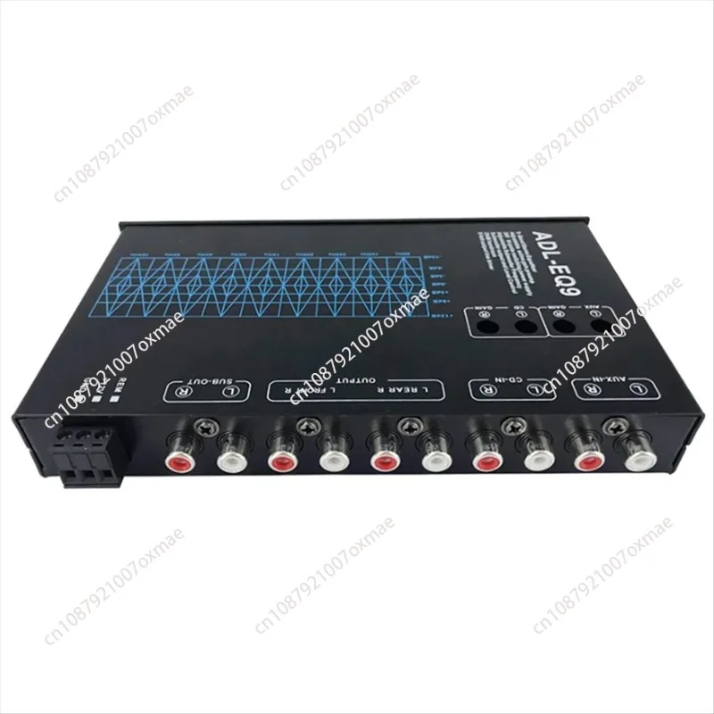 Auto Square 9 Band Graphic Equalizer Digital Car Audio ADL-EQ9 Full Series Car Amplifier Equalizer+Adjustable Filter