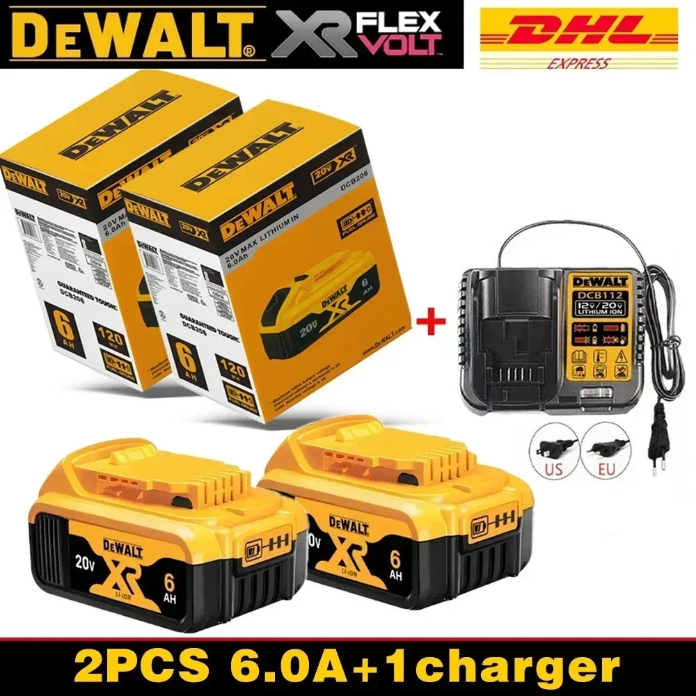 DeWALT 100% Original Battery 20V/60V 9000mAh MAX FlexVolt for DCB606 DCB205 DCB206 DCB209 DCB182 Power Tool with Air Transport image 3