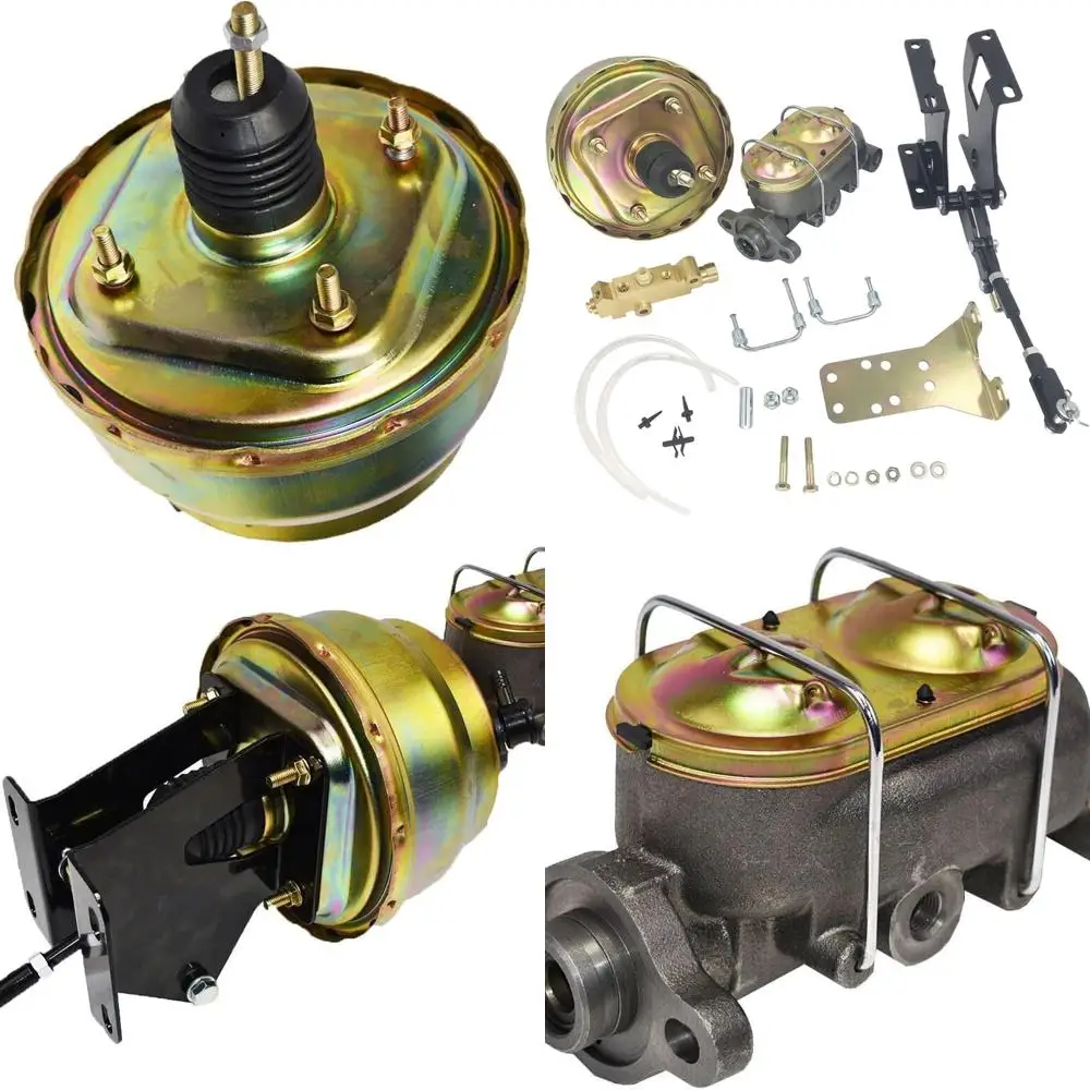 

8-дюймовый двойной усилитель тормозов и резервуар главного цилиндра, комплект дискового/барабанного дозирующего клапана для Chevrolet C10 C20 C30 Pi 1967-1972 гг.