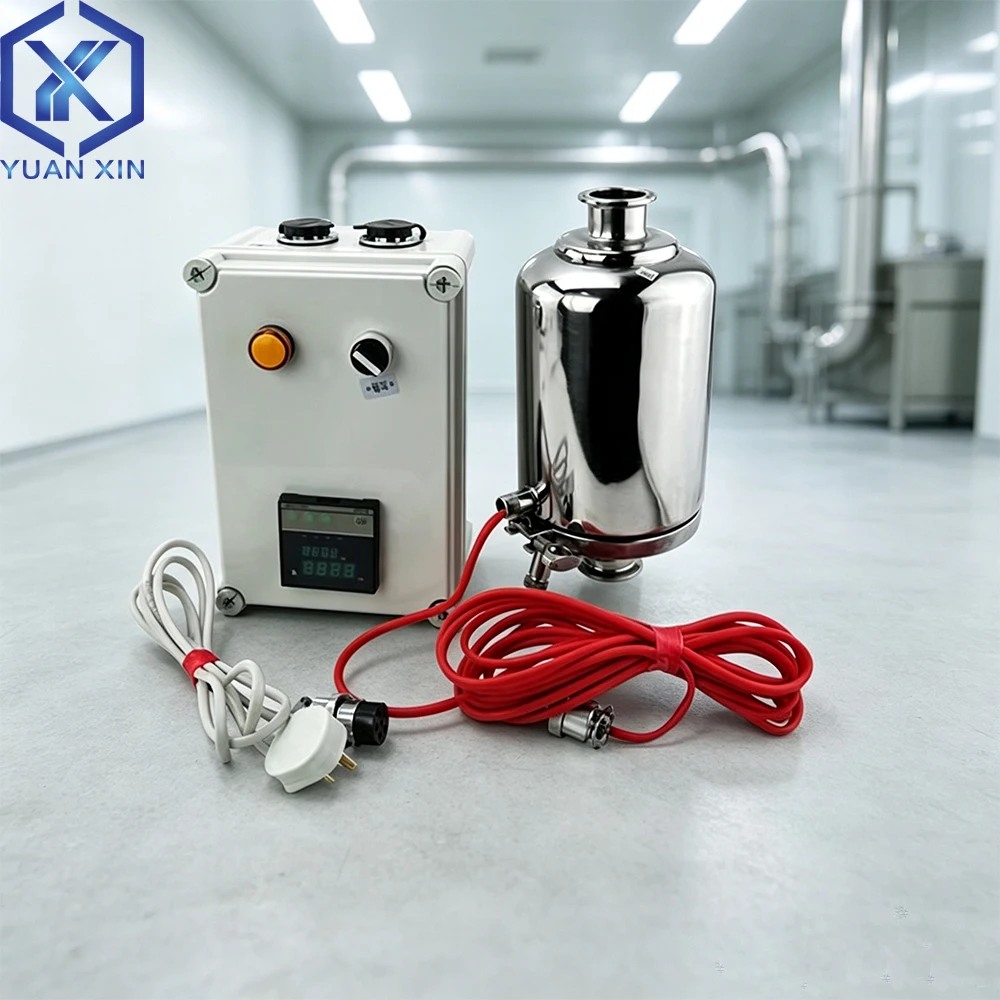 Tri-clamp sanitary electric heated respirator 304/316L stainless steel air filter smart insulated fermenter sterilization