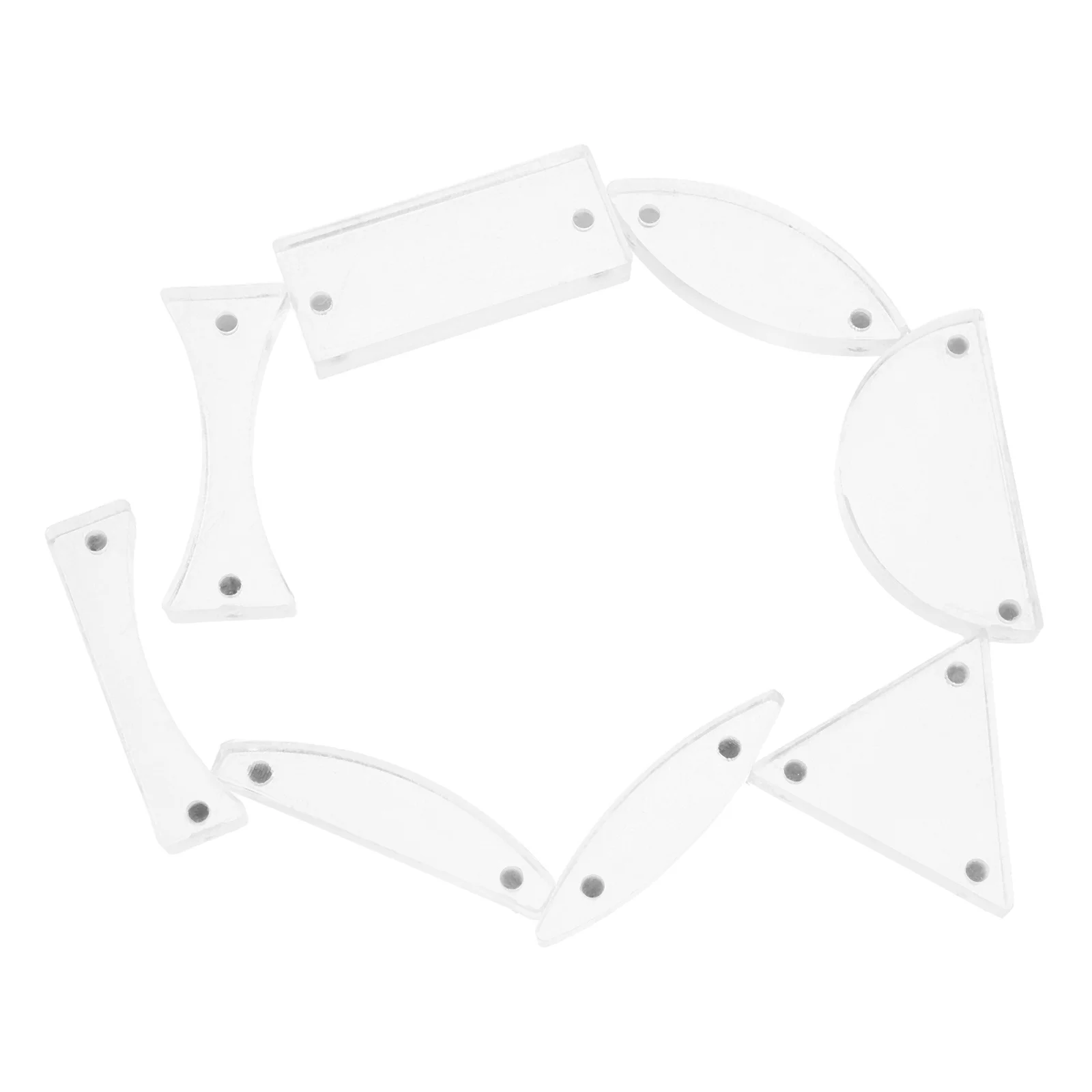 

8Pcs Optical Experiment Kit: Science Classroom Lenses and Prisms Set for Physics Lab Teaching Geometric Optics Demonstration