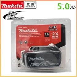 100% Makita Original 18V 5000mAh Lithium ion Rechargeable Battery 18v drill Replacement Batteries BL1860 BL1830 BL1850 BL1860B