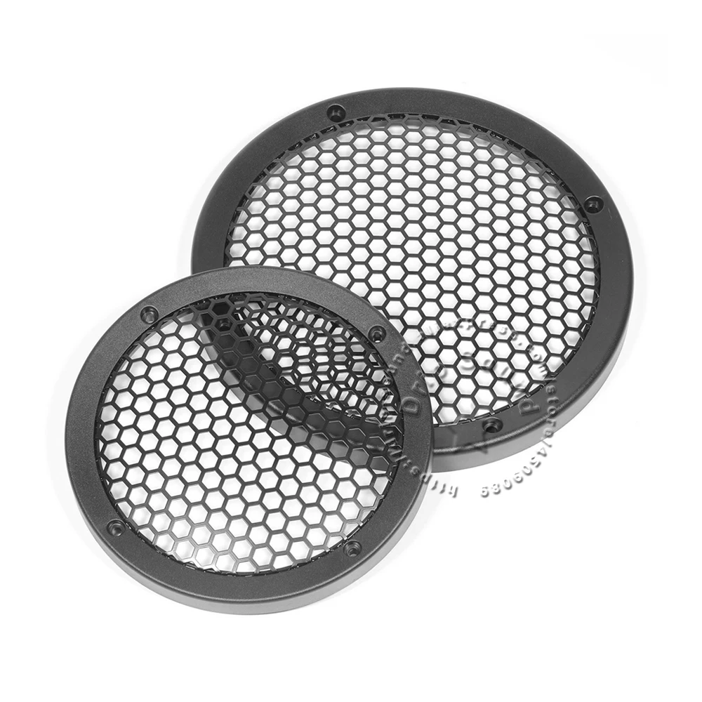 Rejilla de malla metálica decorativa de alta calidad para conversión de altavoces de 6/8 pulgadas, para coche y hogar, protección de audio
