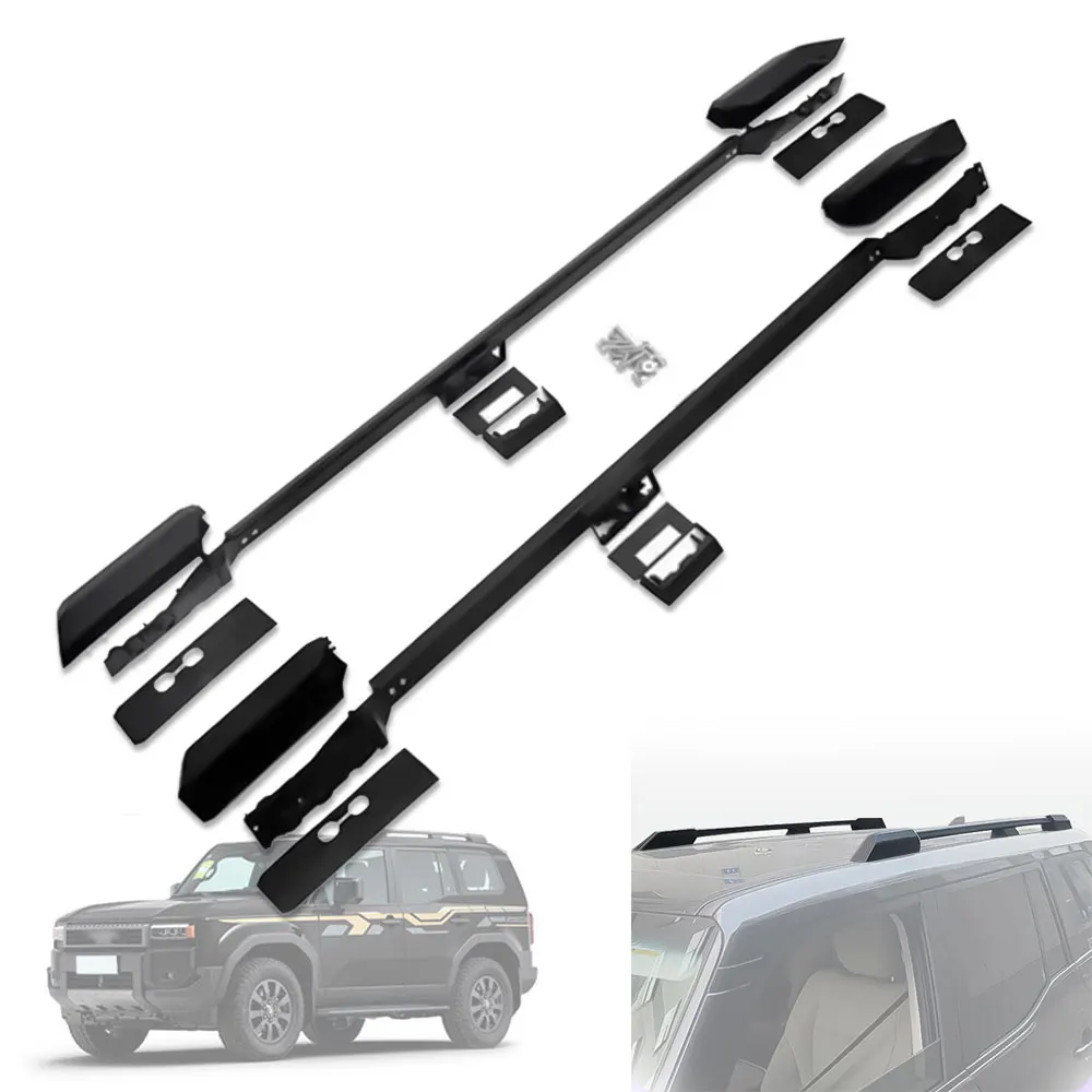 

Car Roof Racks Rails Luggage Carrier Bars for Land Cruiser Prado LC250 2024 2025