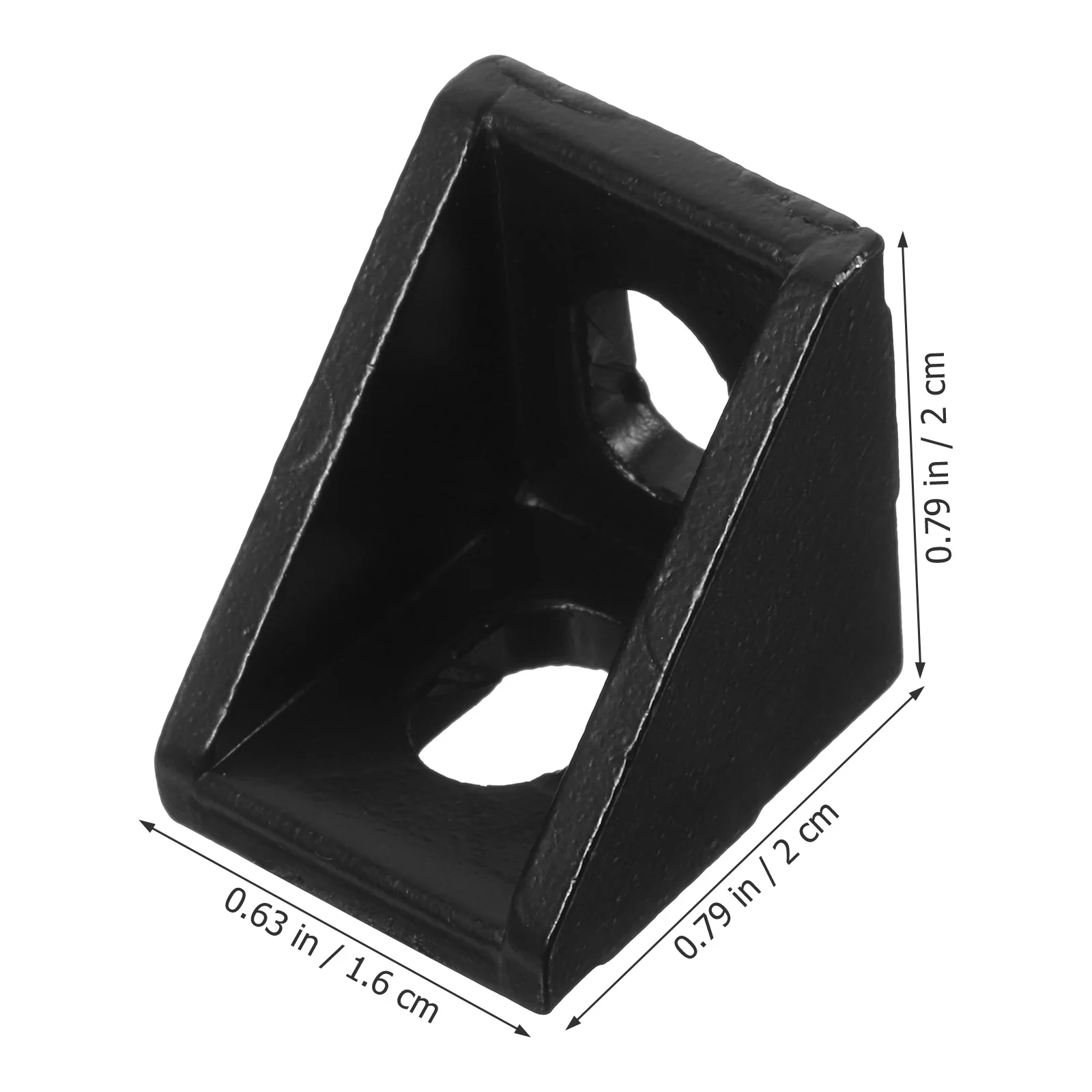 

10Pcs 2020 Corner Bracket Aluminum Profile L Bracket Connector 90 Degree Aluminum Extrusion Corner Brace for Stable Joints