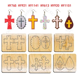 Cross Earring New Wooden Cutting Dies Suitable for Common Mold Scrapbook Machines on the Market