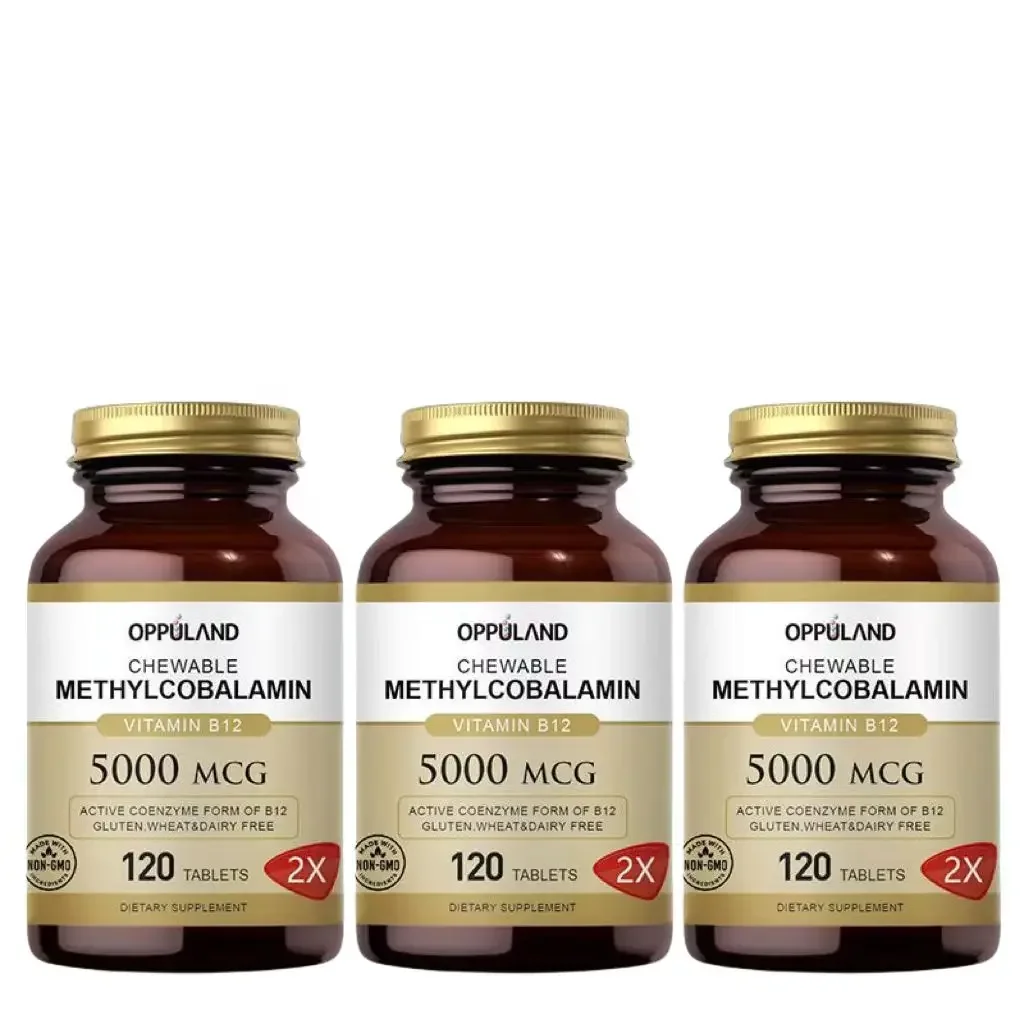 Oppuland American Active Vitamin B12 Methylcobalamin 5000mcg Nutritional Neuro Complex Vitamin B