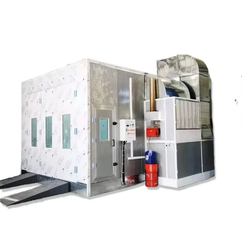 Car Spray Paint Booth With Italy Riello Oil Automobile Paint Booth Spray Booth Luxury Sheet Metal Door Booth Standard Equipment