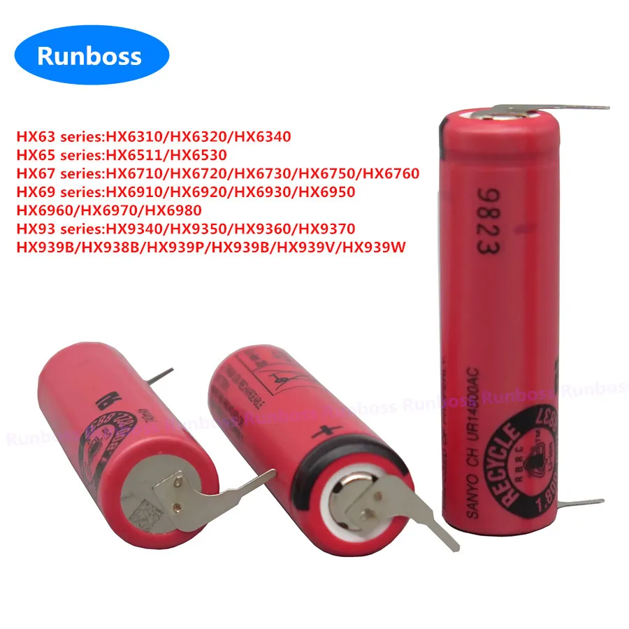 740mAh 3.7v Electric Toothbrush Battery For Philips HX6710/HX6720/HX6730/HX6750/HX6760/HX6910/HX6920/HX6930/HX6950/HX6960/HX6970