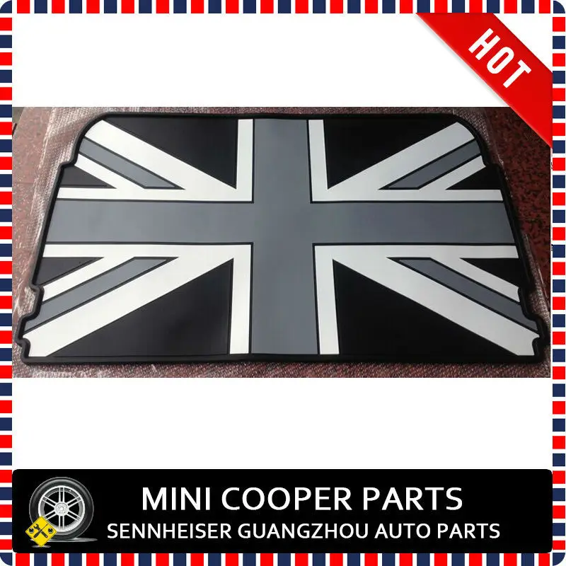 Brand New Rubber Material Black Union Jack Style Trunk Mat For 2014 Mini Cooper F55 (1 Pcs/Set)