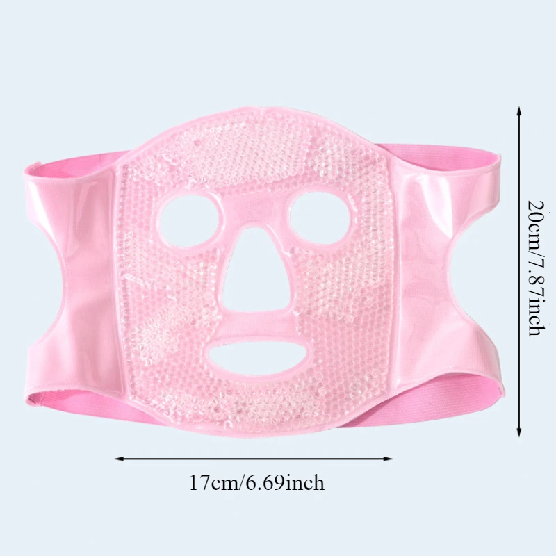 1pc Ice Masks Eye Masks Hot/Ice Masks Reduce Edema Post-Op Recovery Cooling Ultra Soft Full Face Fabrics