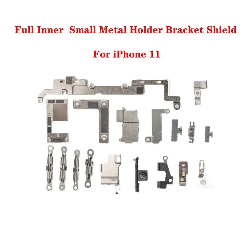 50set Inner Accessories For iPhone 11 11Pro 11ProMax Inside Small Metal Parts Holder Bracket Shield Plat