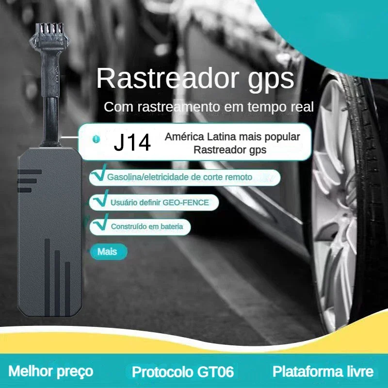 SinoTrack 5 units J14 Car GPS tracker 2G Realtime Tracking Locator Device GT06 Protocol With Free Platform And App Acc Alarm