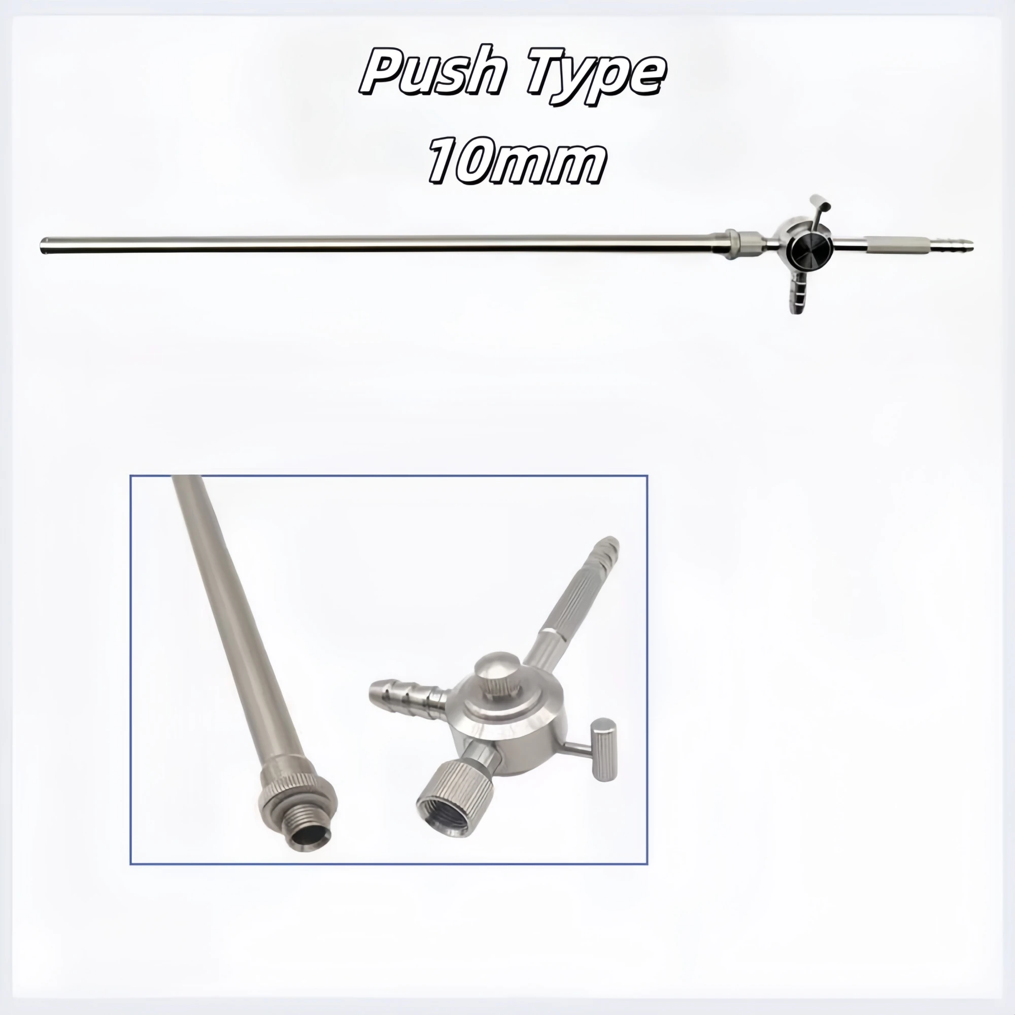 Autoclavable Irrigation Suction tube 5mm/10mm laparoscopic laparoscope  instrument press Push Type