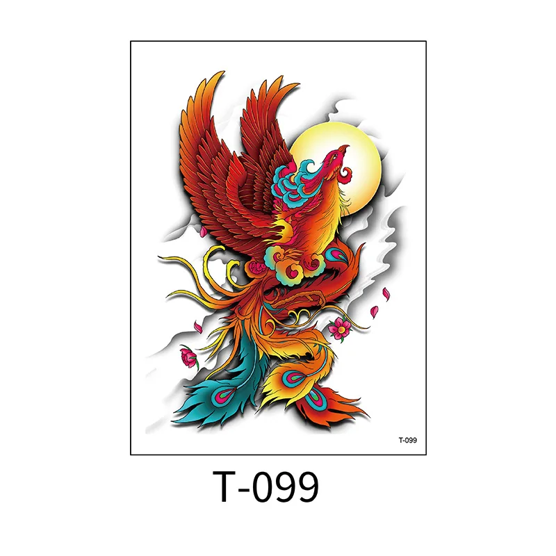 Full Arm Water Transfer Temporary Tattoo Sleeve Waterproof Realistic Fake Tattoo Stickers for Men Women Wedding Body Art view 2
