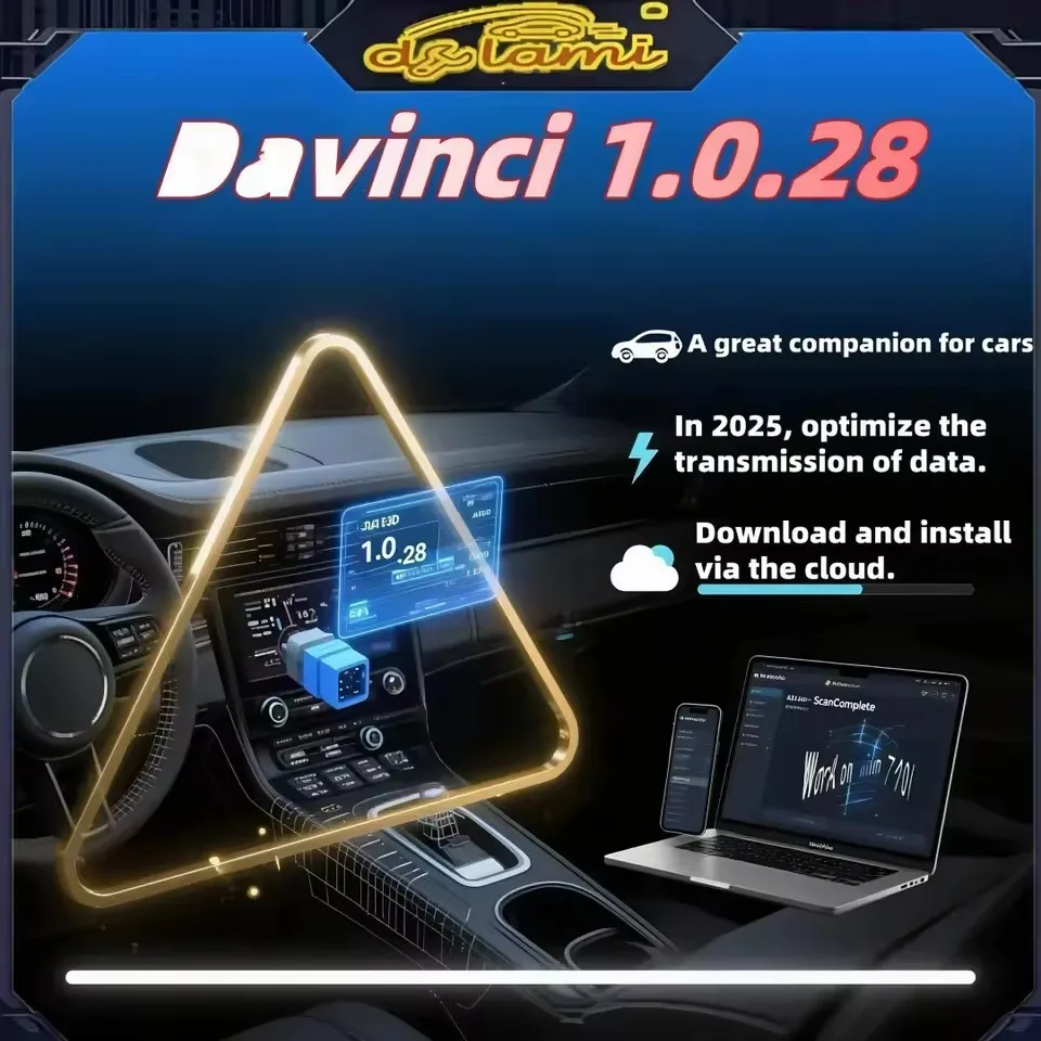 

2025 Nueva última versión superventas davinci 1.0.28 Software compatible Win 7/10/11 davinci 1.0.30 Funciona en KESS/KTAG 3 vend