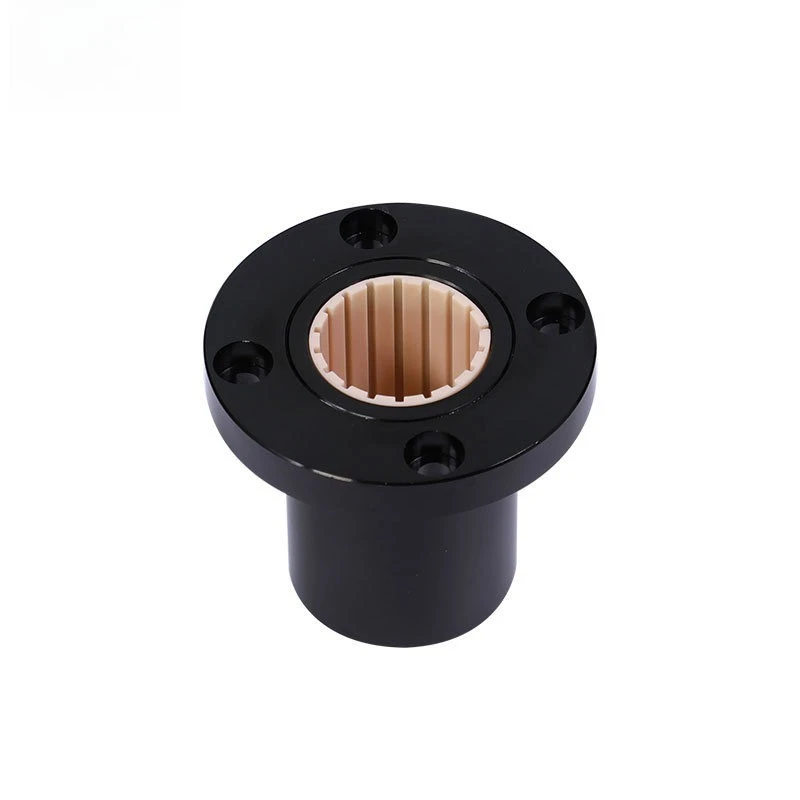 For Round Flange Plastic Linear Bearing Sliding Bushing for LMF2030 4050UU