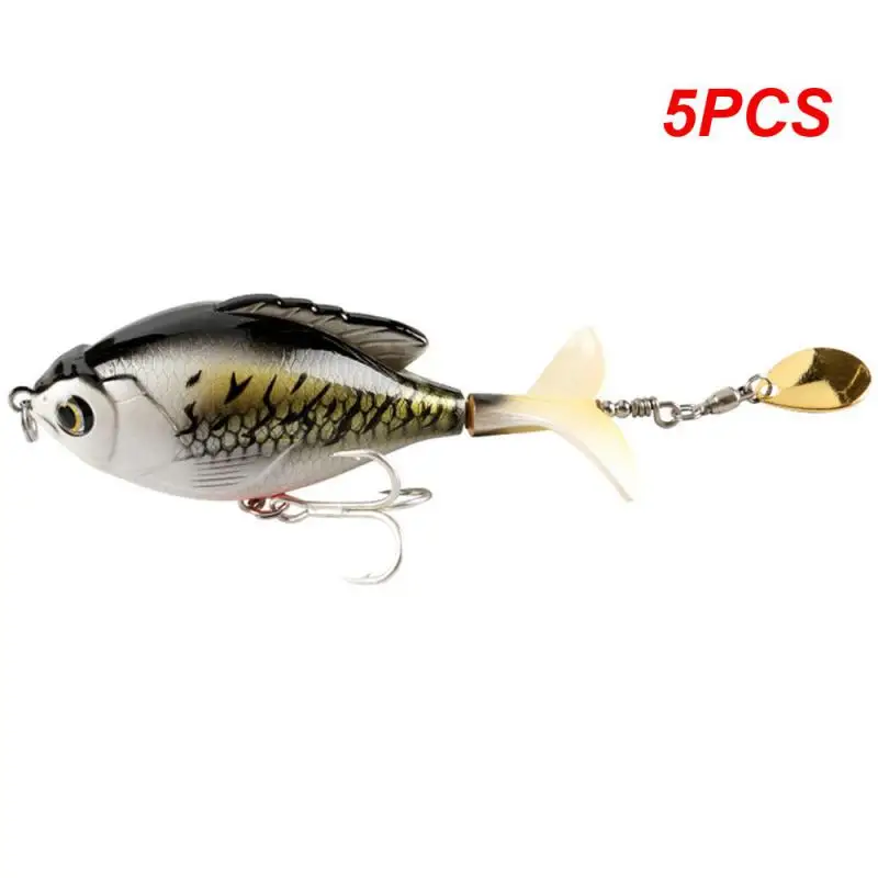 5PCS Fake Bait Throwing Performance Lure Bait 9.5 Cm Bait Fishing Accessories Artificial Bait Sharp Hook Hard Bait 17 Grams