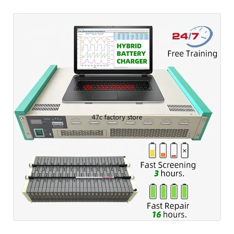 Auto Ni-MH Cell Capacity Regenerator Reconditioning Equipment Balance Charger Discharger Hybrid Car Battery Tester Analyzer