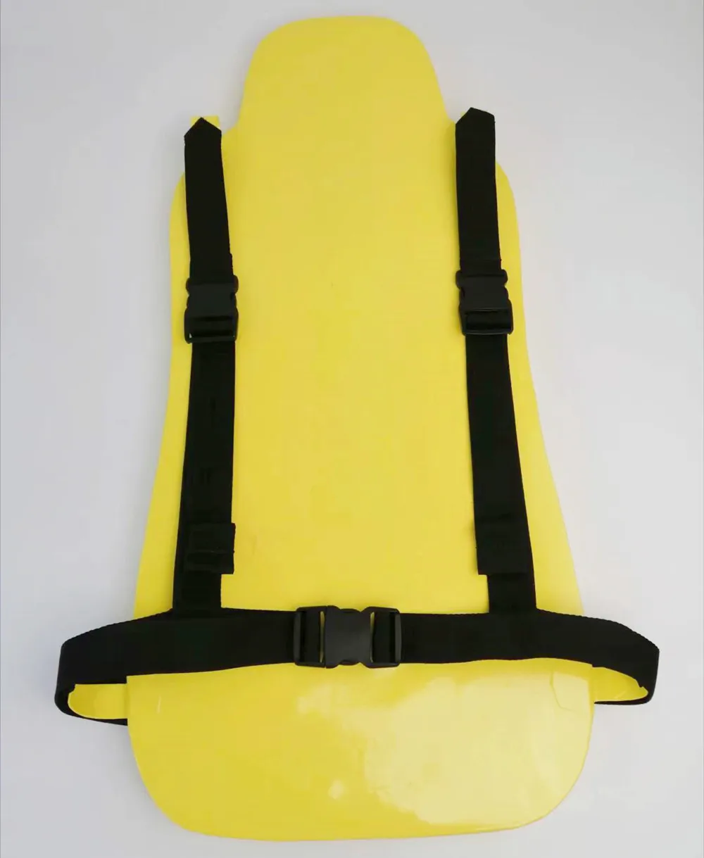 hot selling water park popular slide enjoyment strong strap  soft yellow back protection board