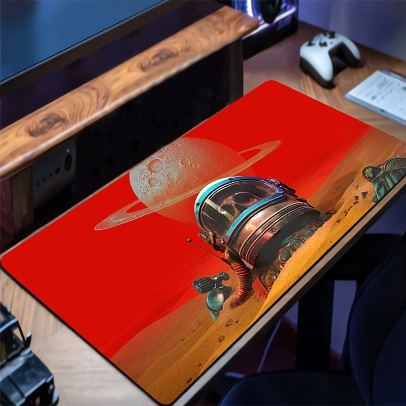 

Portable Outer Space Astronauts Mouse Pad Office PC Gaming Non-slip Desk Mat Computer Keyboard Pad Classic Desk Mats Mousepad