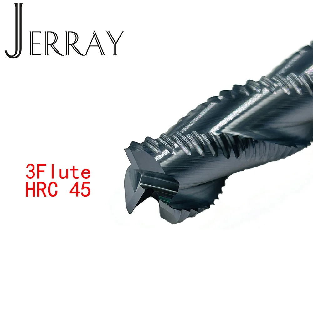 Imagem -04 - Carboneto de Tungstênio Desbaste Final Moinho Flautas D416 mm Usinagem Áspera Ferramenta de Corte para Metal Alumínio Madeira Hrc45