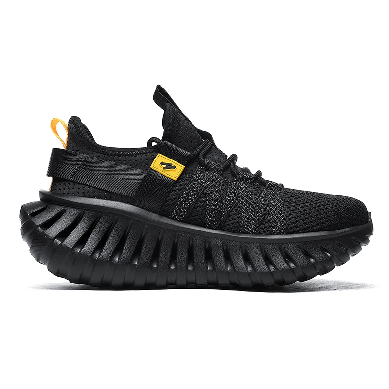 Luxury Brand Running Shoes Men Yellow Sock Sport Shoes Mens Soft Bottom Gym Outdoor Shoe Man Walking Jogging Shoe view 4