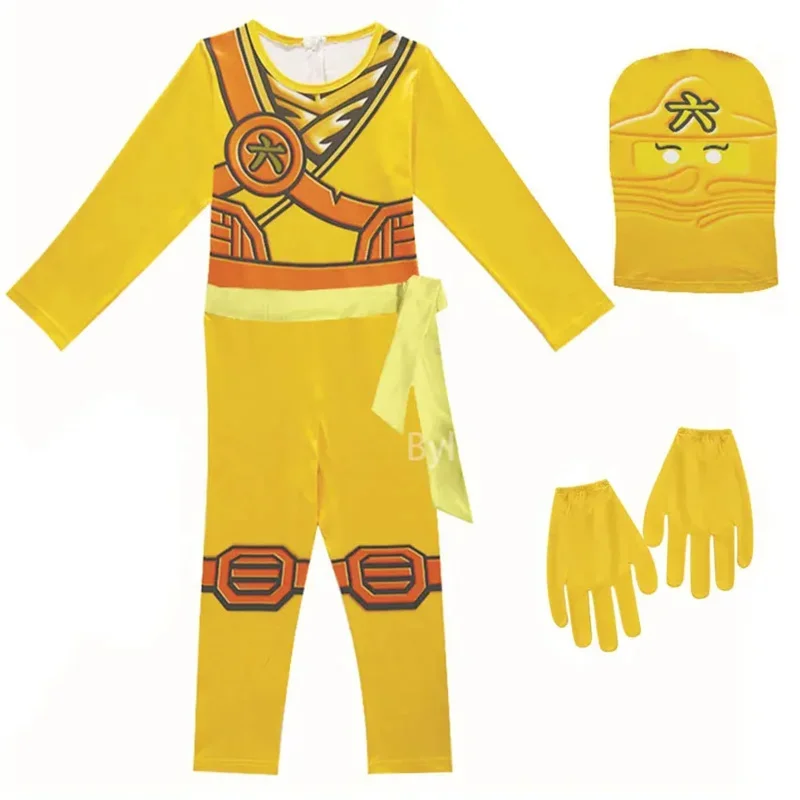 SN88 Anime Ninja Cosplay Costumes pour enfants, combinaisons pour garçons, vêtements de fête d'Halloween et de Noël, Smile Hero Streetwear, Su