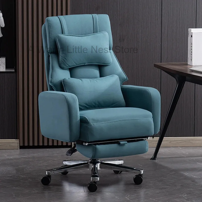 Chair Office Recliner Cheap Floor Comfortable Rotating Home Office Chair Durable Executive Designer Metal Silla Gamer Furniture
