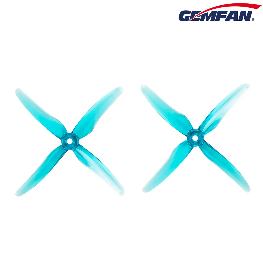 51455 4 Blade Propeller Gemfan Hurricane X Props 5mm Mounting Hole RC FPV Racing Drone Multirotor Freestyle CW CCW 6Pair/12Pcs