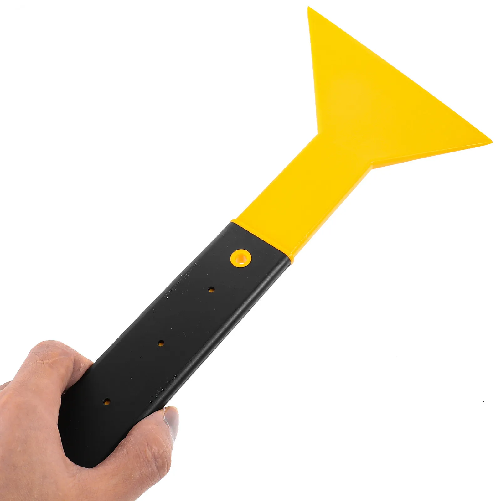 1Pcs Car Film Triangle Scraper Plastic Long Handle Vehicle Film Sticking Tool Membrane Removing Scraper Car Accessories