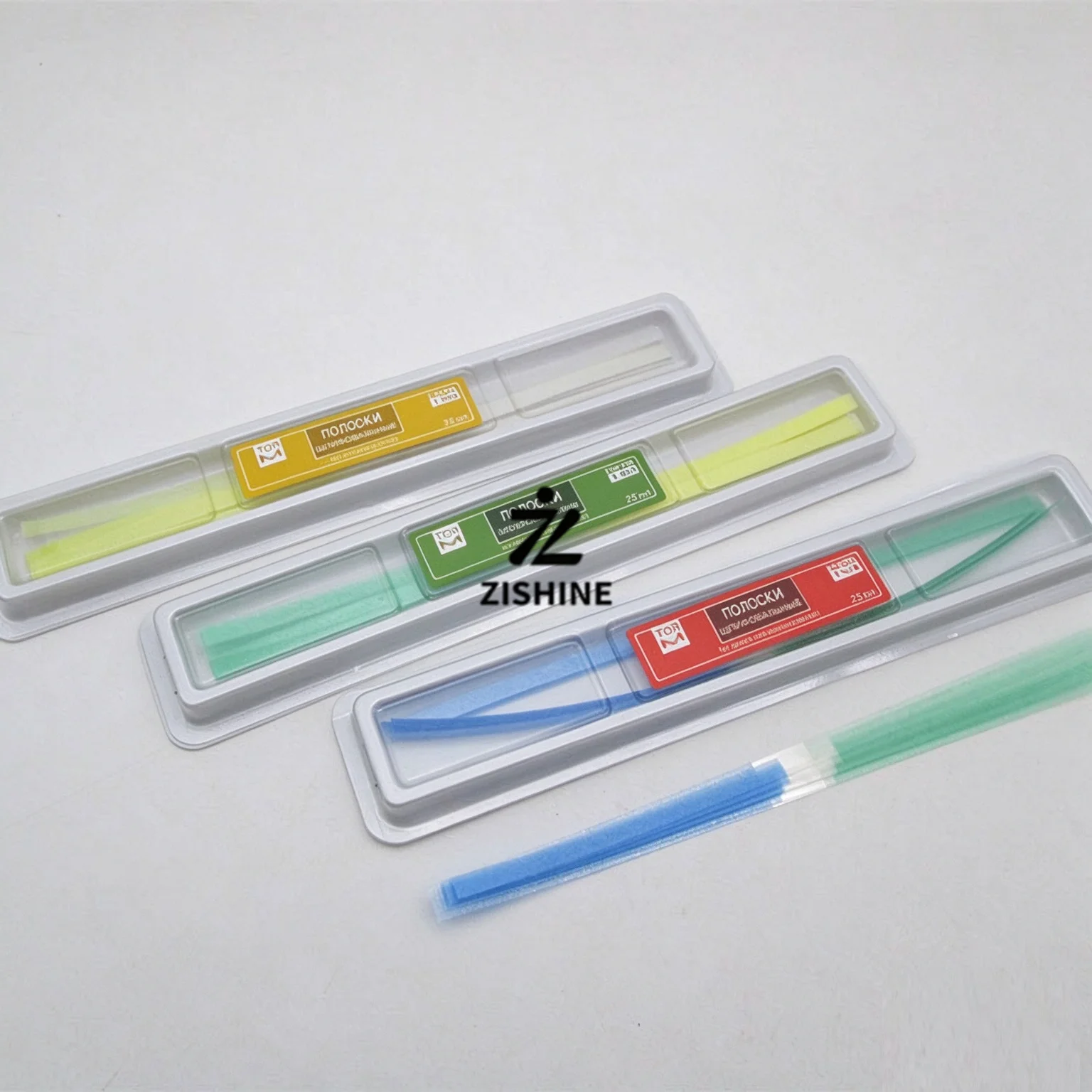 25PCS Dental Polishing Strips Interdental Finishing Strips Colorful Dental Polishing Tools Model 1.050 1.051 1.052