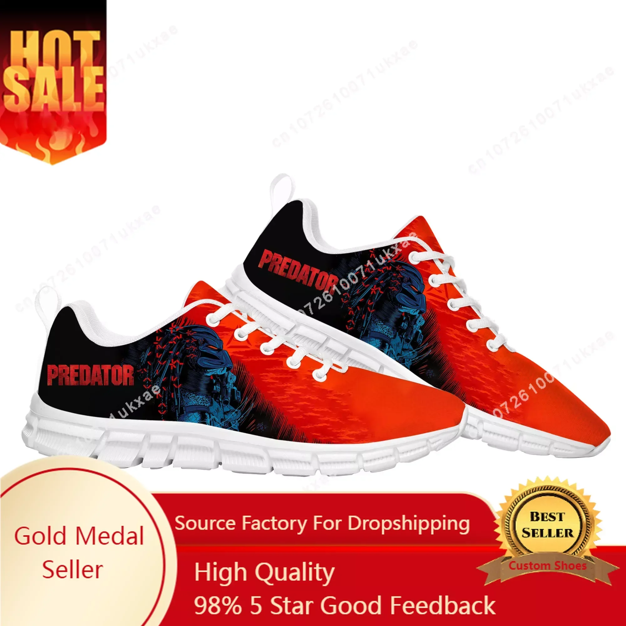 The Predator Alien Movie Sports Shoes Mens Womens Teenager Kids Children Sneakers Parent Child Sneaker Couple Custom Shoes