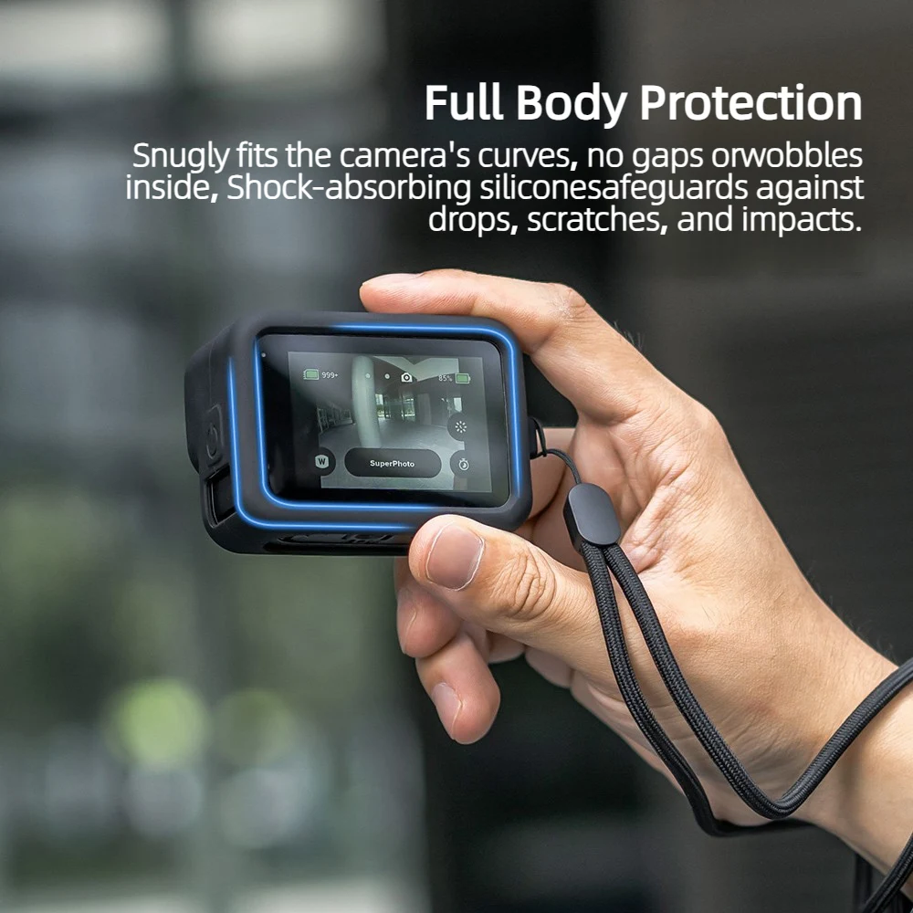 Silicone Protective Case For Gopro 13 Gopro13 Soft Shockproof Box Anti-Scratch Camera Cover Panoramic Action Camera Accessories
