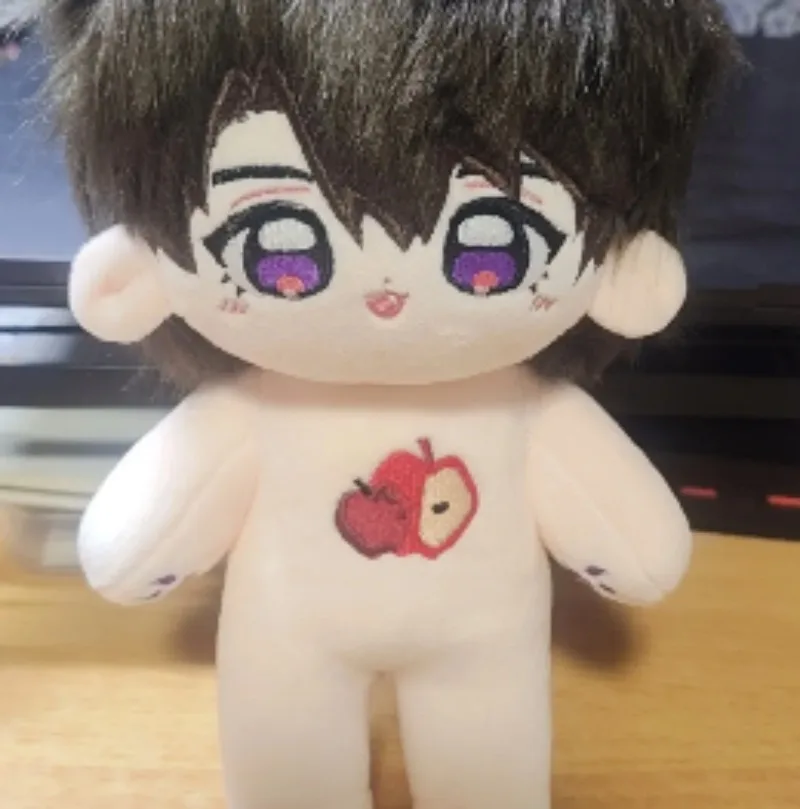 20cm Anime Love and Deepspace Caleb Handsome Boy Plush Doll Stuffed Body Dress Up Clothes Cotton Plushies Figures Xmas Gift