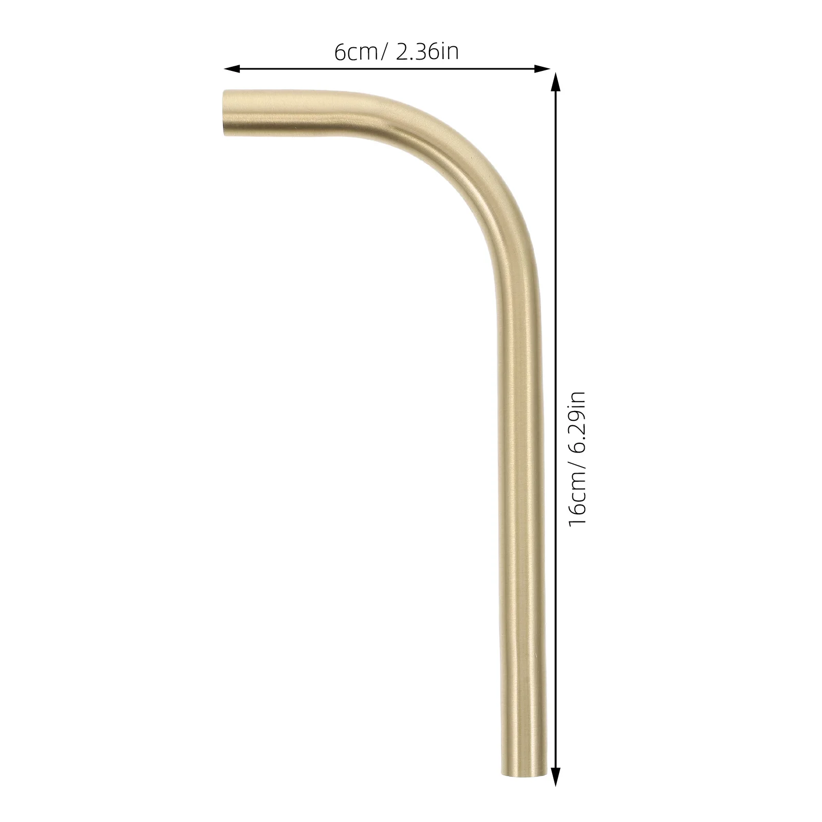 جذع مصباح نقي منحني الجدول مصباح تمديد استبدال المعادن ملحق DIY إصلاح جزء تركيبة إضاءة أسفل قضبان #2