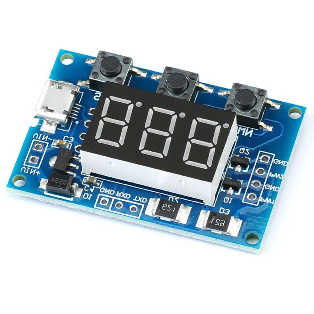 Wellengeneratormodul 1 Hz-150 kHz Frequenz 1 Stück 2-Kanal 5-30 V DC-Netzteil 5 V PWM-Impuls für 5 V Eingangsleistung