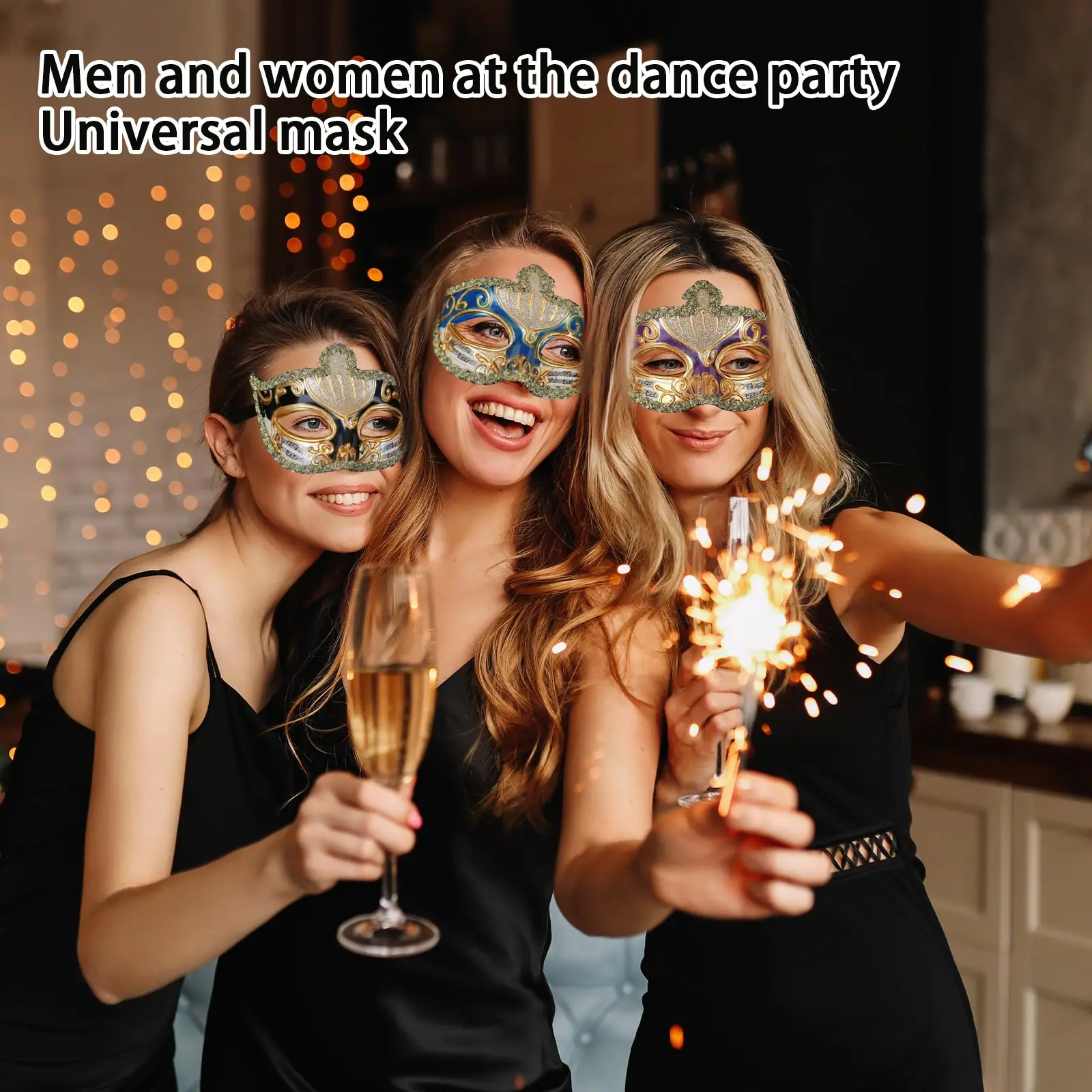 Máscaras de carnaval de Mardi Gras para hombres y mujeres Máscaras de jazz antiguas vintage Máscaras de cosplay de mascarada Accesorios de fiesta de media cara unisex