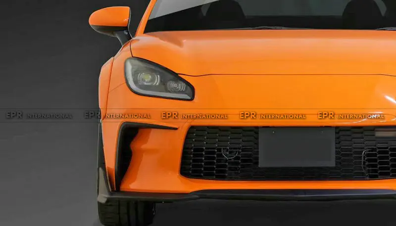 Suitable for Toyota GR86 ZN8 carbon fiber modification parts, front middle net lip license plate frame TOMS personalized upgrade view 2