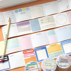3M Dialog Label Washi Tapes Scrapbooking DIY Collage Album Diary Weekly Schedule Stickers Masking Tape Stationery Decoration