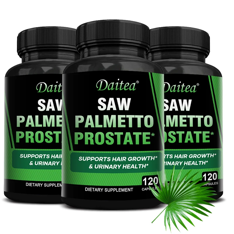 

Saw Palmetto Supplement, Prostate Health, Hair Growth for Men & Women, Support to Help Maintain Normal Urination Frequency