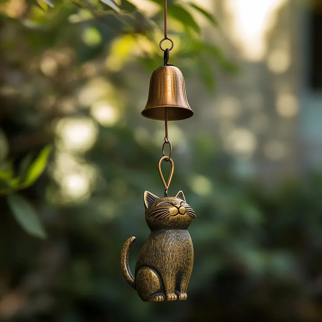 

Cat Wind Chime 2025 New Unique Cat Garden Decor Outdoor Cat Statue