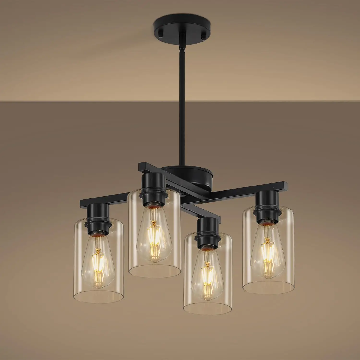 American Vintage Style Pendant Light Ceiling Dining Room Decor Led Lights Kitchen Island Chandeliers Foyer Multi Heads Lamps