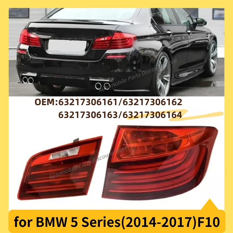 

Для 2014-2017 F10 BMW 528i 535i 550i гибридный 5-задний фонарь, задний бампер, указатель поворота 63217306161 63217306162 63217306163 63217306164