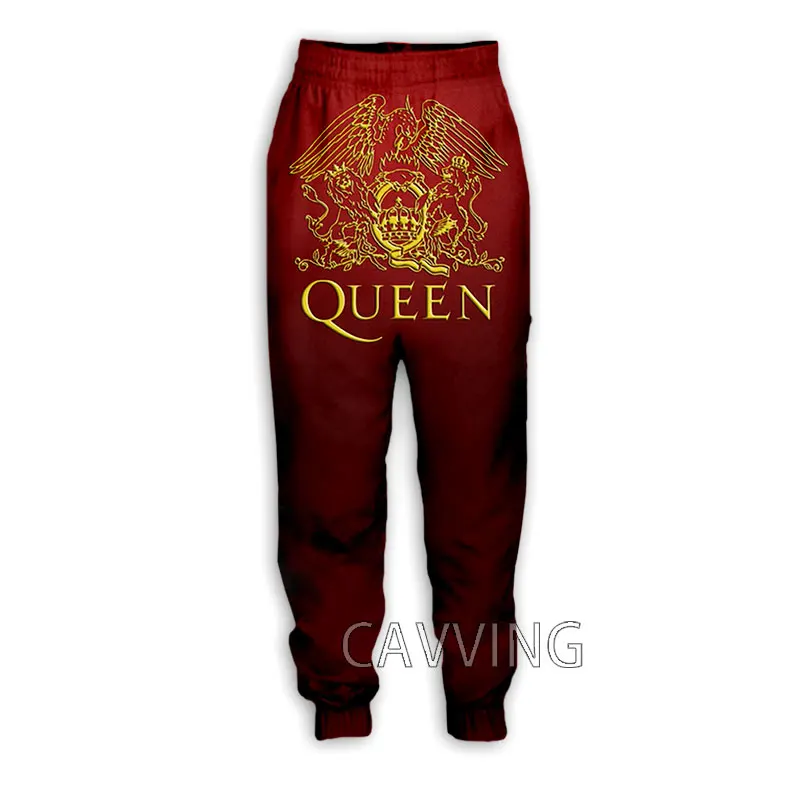 CAVVING 3D Printed Queen Rock Band  Casual Pants Sports Sweatpants Sweatpants Jogging Pants Trousers for Women/men  P01