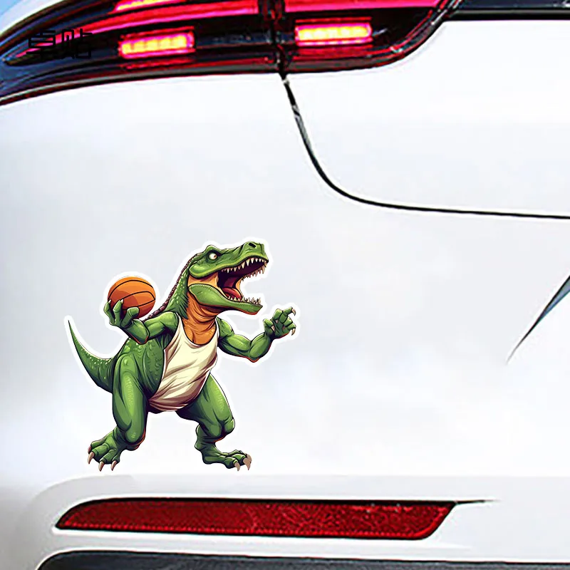 

Funny Dinosaur Vinyl Decals Waterproof Self-Adhesive Stickers for Bumper Rear Window Laptop Auto Parts HE66