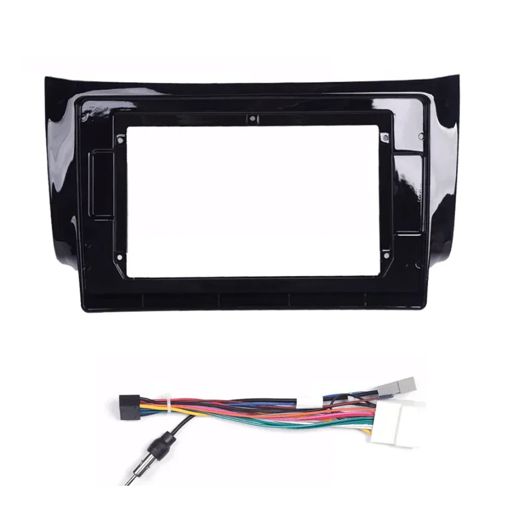 9 zoll Auto Radio Fascias Für Nissan Sentra Sylphy 2012-2019 Android Stereo Rahmen 2 Din Kopf Einheit Panel dash Trim Mit Kabel – Detail 1