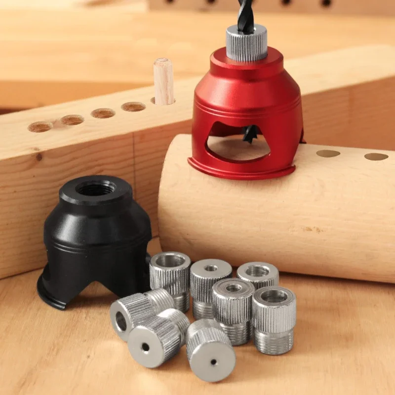 

Straight Hole Drilling Positioner 2-10mm Vertical Grain Drilling Sleeve, Vertical Hole Punch, Log Tenon Splicing Drilling