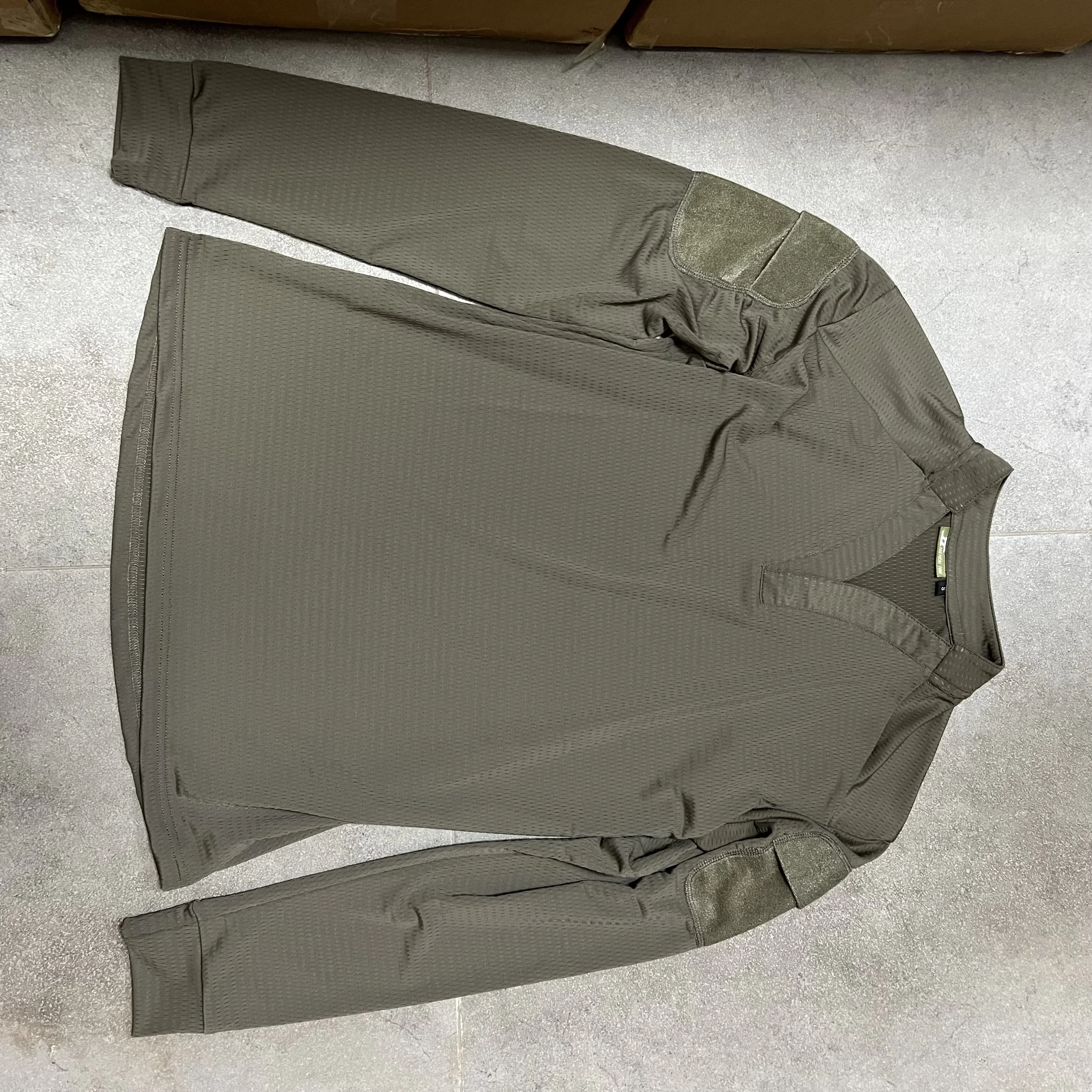 Ranger Green Velocity Style Rugby Shirt Quick Dry Tactical Long Sleeve T-shirt CAG Love